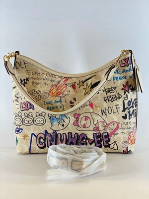 Printed Leather Bag