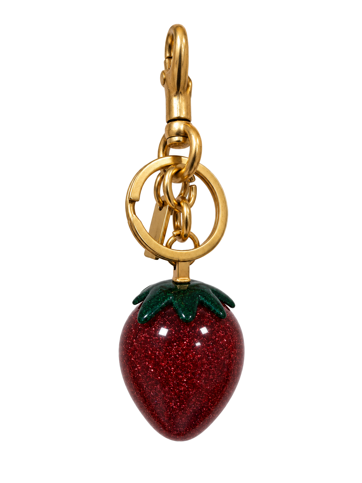 Ruby Strawberry Bag Charm