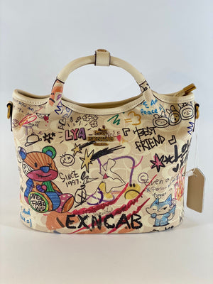 Printed Leather Bag