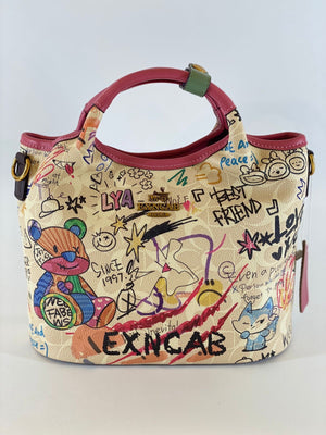 Printed Leather Bag