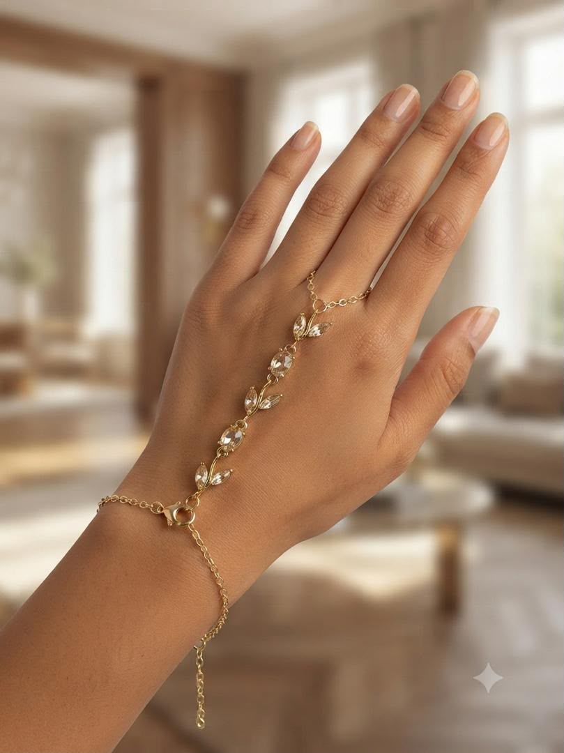 Statement Gold Hand Chain