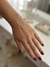 Delicate Gold Hand Chain