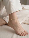 Ivory Clover Anklet