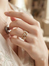 Golden Blossom Ring
